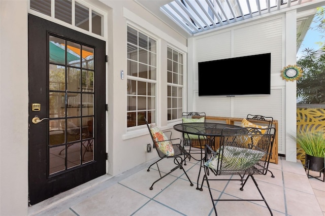 view of patio / terrace with outdoor dining space