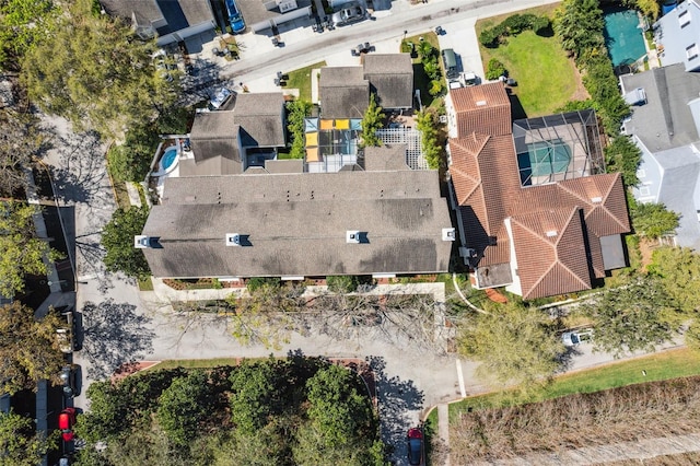 birds eye view of property featuring a residential view