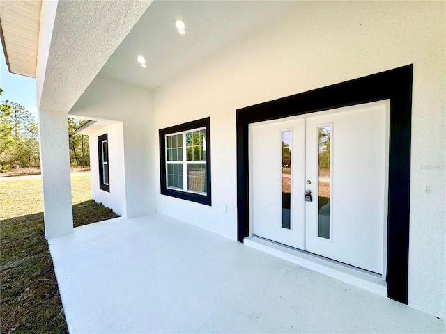 view of patio / terrace with french doors