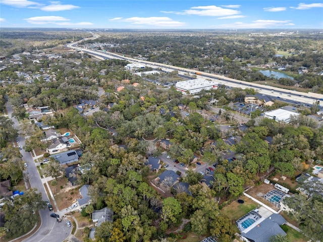 drone / aerial view featuring a residential view