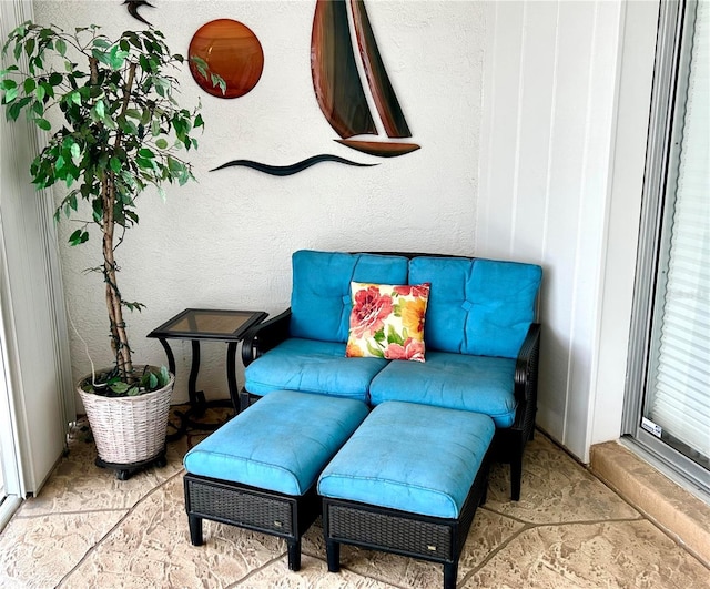 view of living area