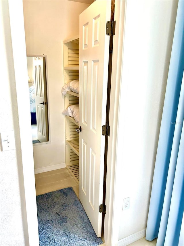 view of closet