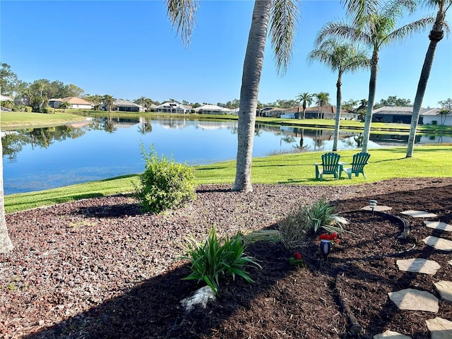 water view with nearby suburban area