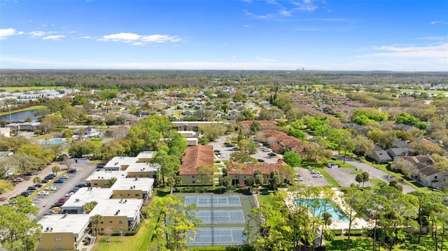 birds eye view of property featuring a residential view