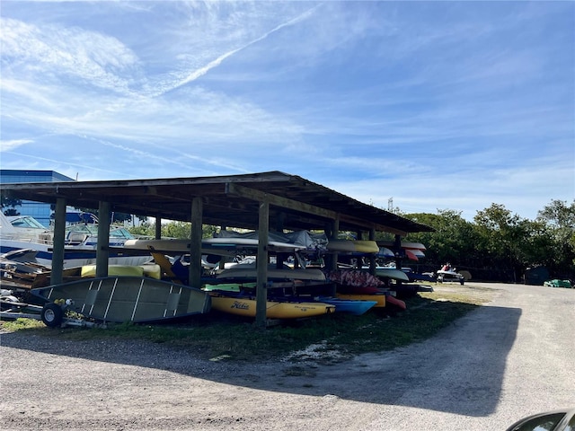 view of parking