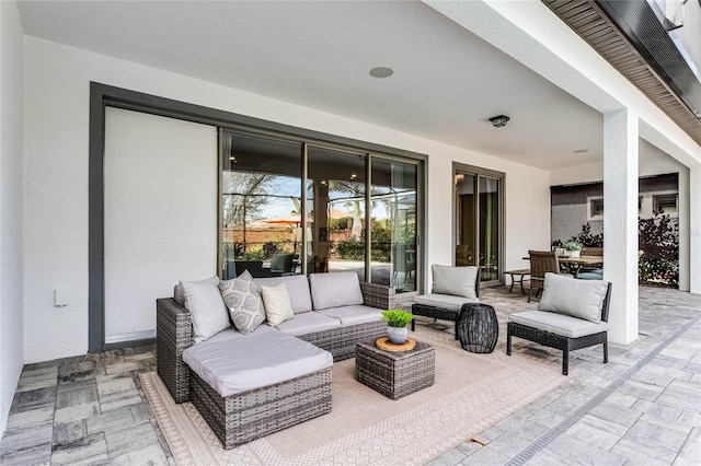 view of patio / terrace with outdoor lounge area