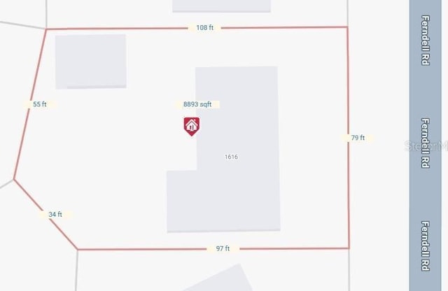 1616 Ferndell Rd, Orlando, FL 32808 - map