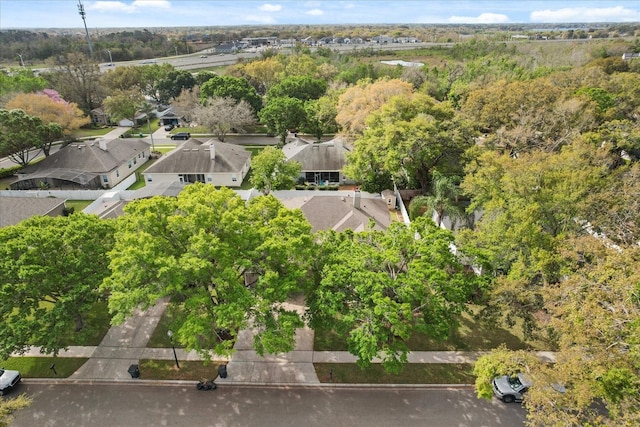 aerial view featuring a residential view