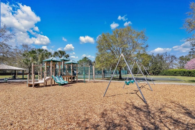 view of communal playground