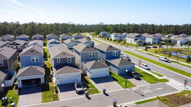 birds eye view of property featuring a residential view