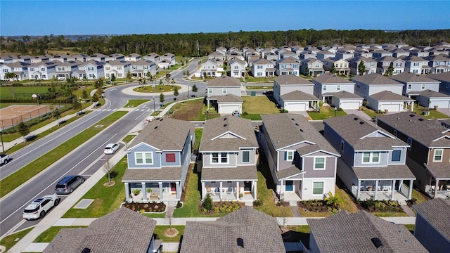 birds eye view of property featuring a residential view