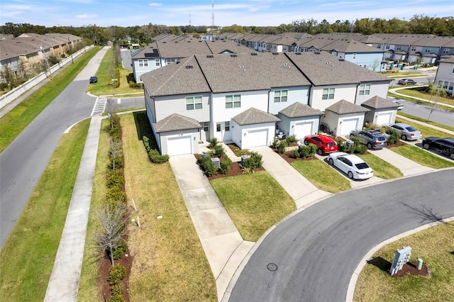 drone / aerial view featuring a residential view