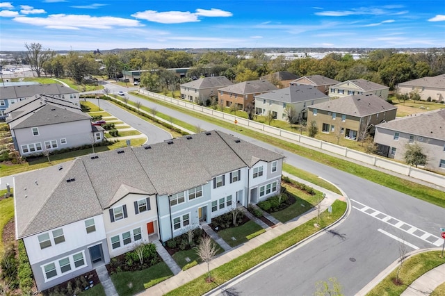 birds eye view of property featuring a residential view