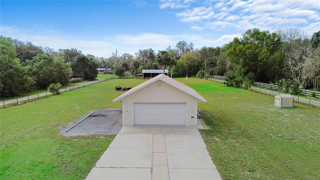 exterior space with fence