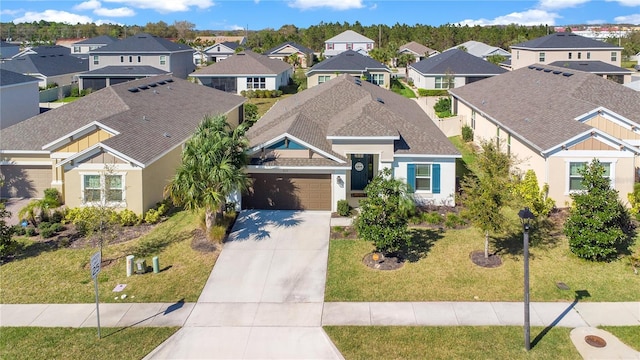 bird's eye view featuring a residential view