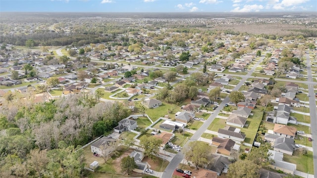 aerial view featuring a residential view