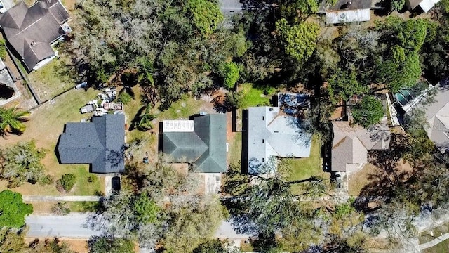 drone / aerial view featuring a residential view