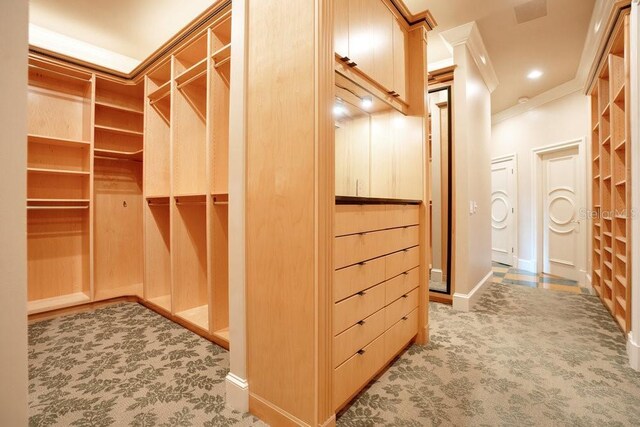1400 Alabama Dr, Winter Park, FL 32789 - walk in closet featuring carpet flooring and visible vents