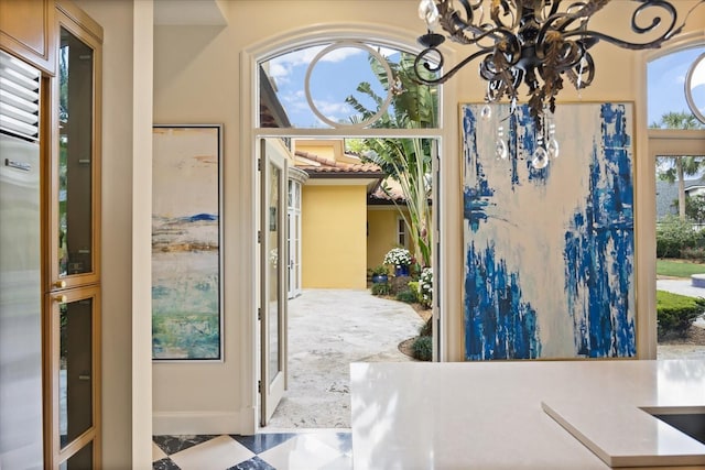 1400 Alabama Dr, Winter Park, FL 32789 - doorway to outside with baseboards