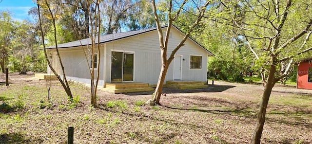 view of back of property