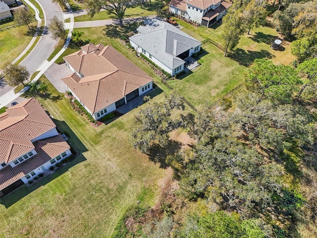 birds eye view of property featuring a residential view