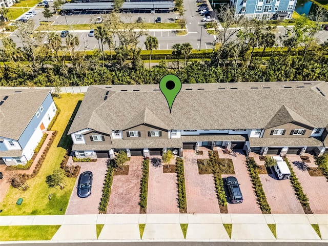 bird's eye view featuring a residential view