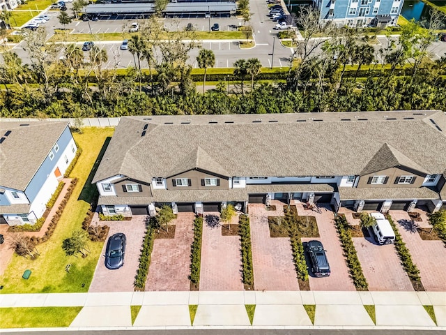 birds eye view of property featuring a residential view