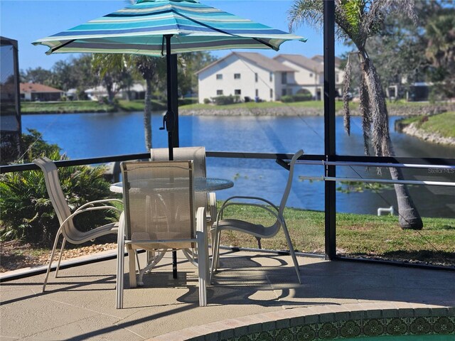 1706 S Lakeside Ct, Venice, FL 34293 - exterior space featuring a water view