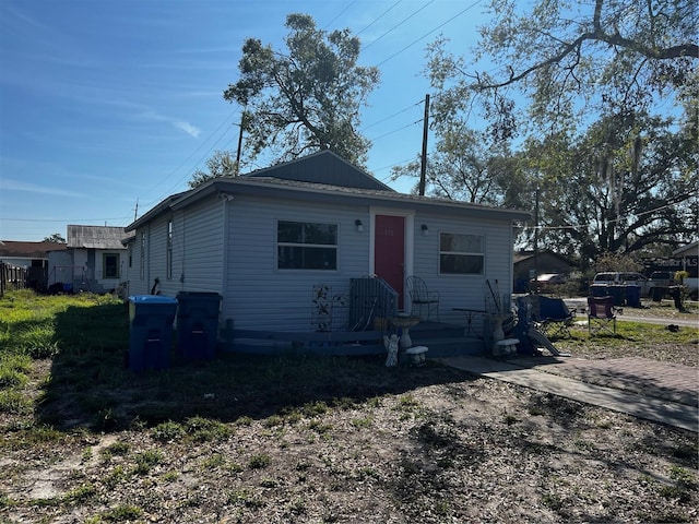 view of front of home