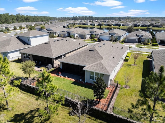 birds eye view of property featuring a residential view