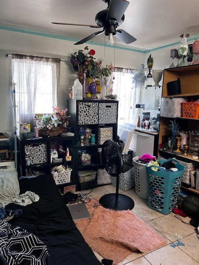 131 San Blas Ave, Kissimmee, FL 34743 - interior space with tile patterned floors and a ceiling fan