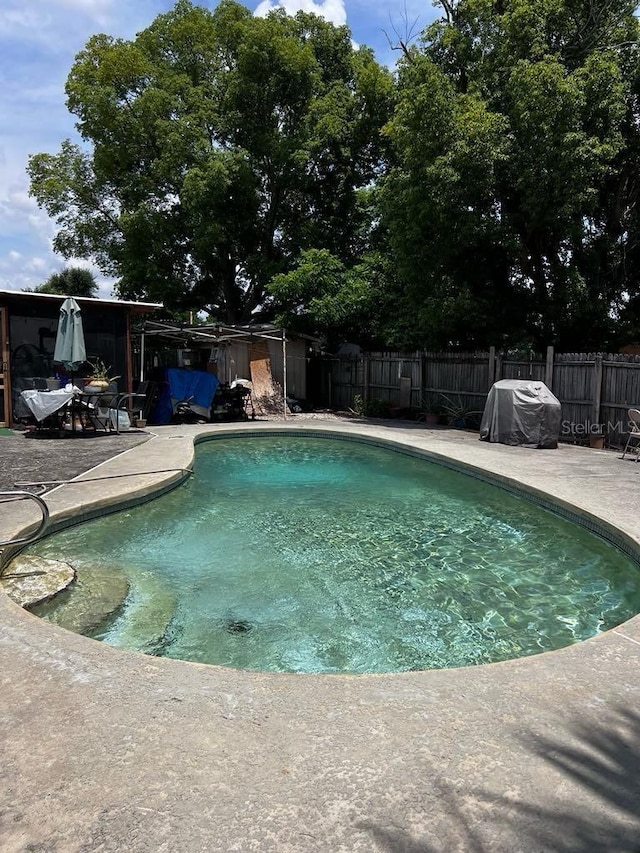 131 San Blas Ave, Kissimmee, FL 34743 - view of pool featuring a patio and a fenced backyard