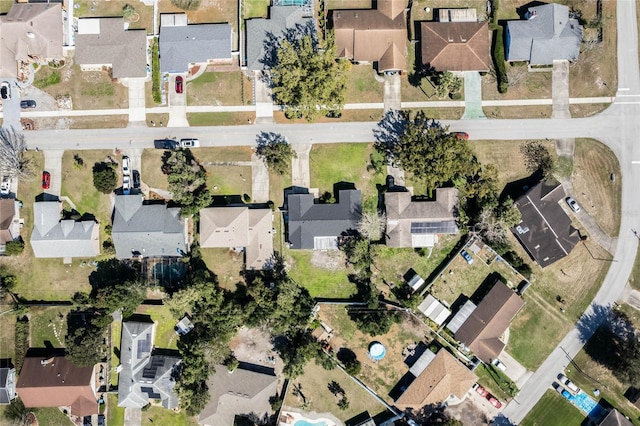 birds eye view of property featuring a residential view