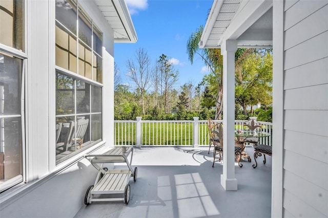 view of patio