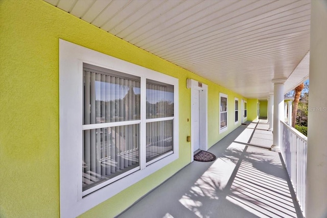 exterior space with a sunroom