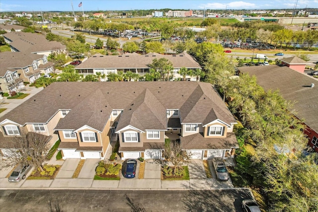 birds eye view of property featuring a residential view