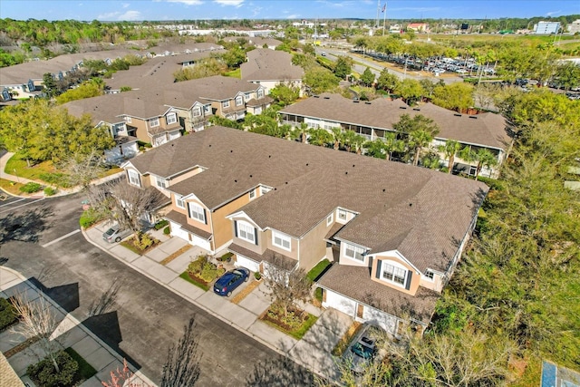 aerial view featuring a residential view