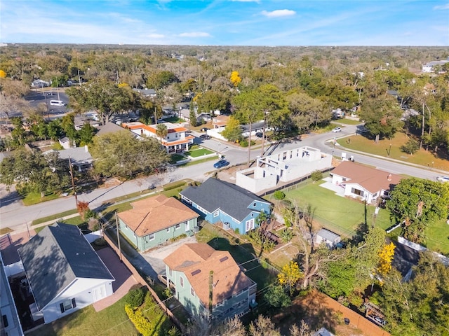 bird's eye view featuring a residential view