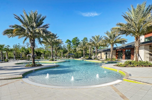 view of swimming pool