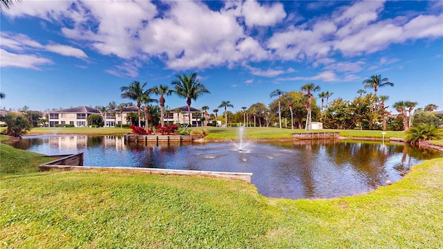 view of water feature