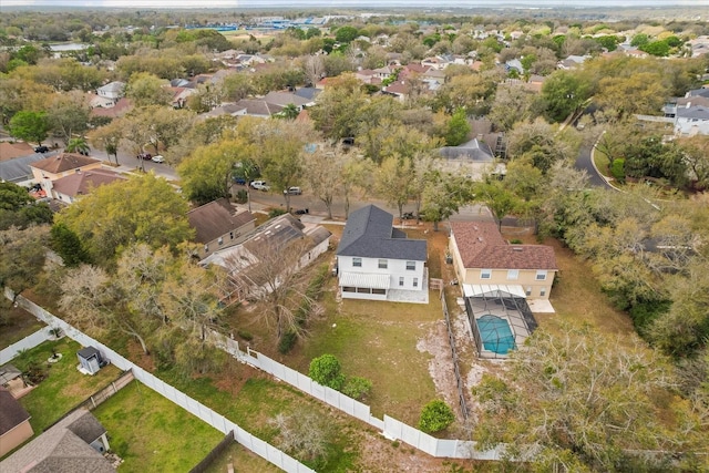 birds eye view of property featuring a residential view