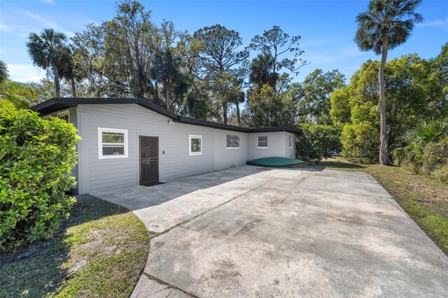 rear view of house with a patio area