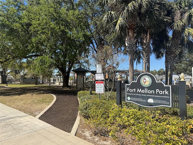 view of community