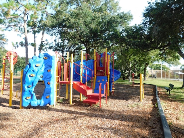 view of communal playground