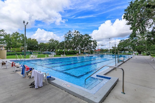 view of community pool