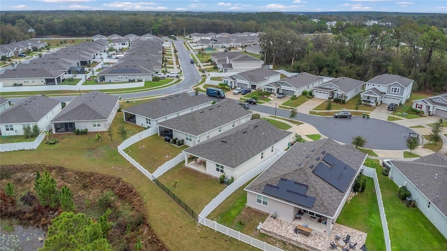 drone / aerial view featuring a residential view