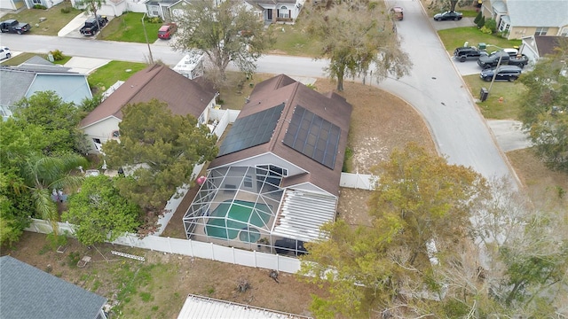 102 Ethan Ave, Davenport, FL 33897 - aerial perspective of suburban area featuring a pool