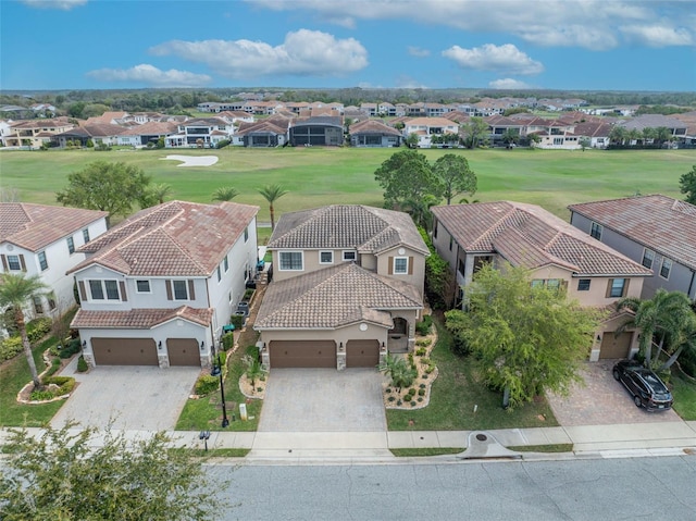 bird's eye view featuring a residential view