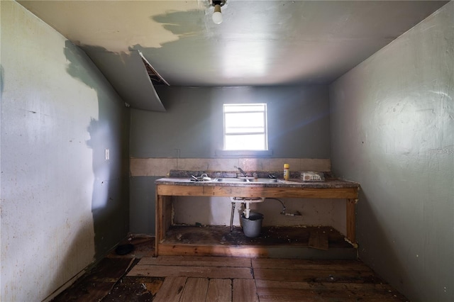 kitchen with a sink