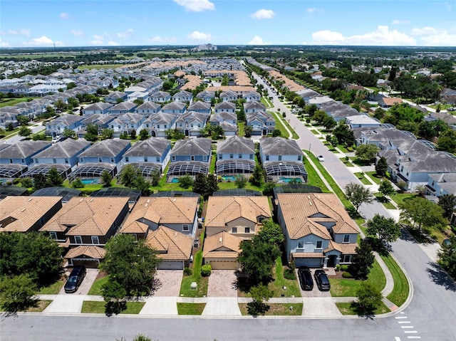 birds eye view of property featuring a residential view